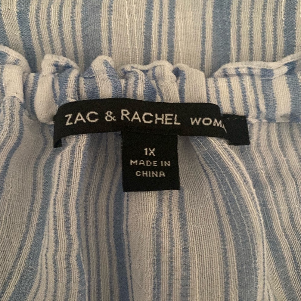 Zac & Rachel Off Shoulder Shirt - Picture 2 of 3